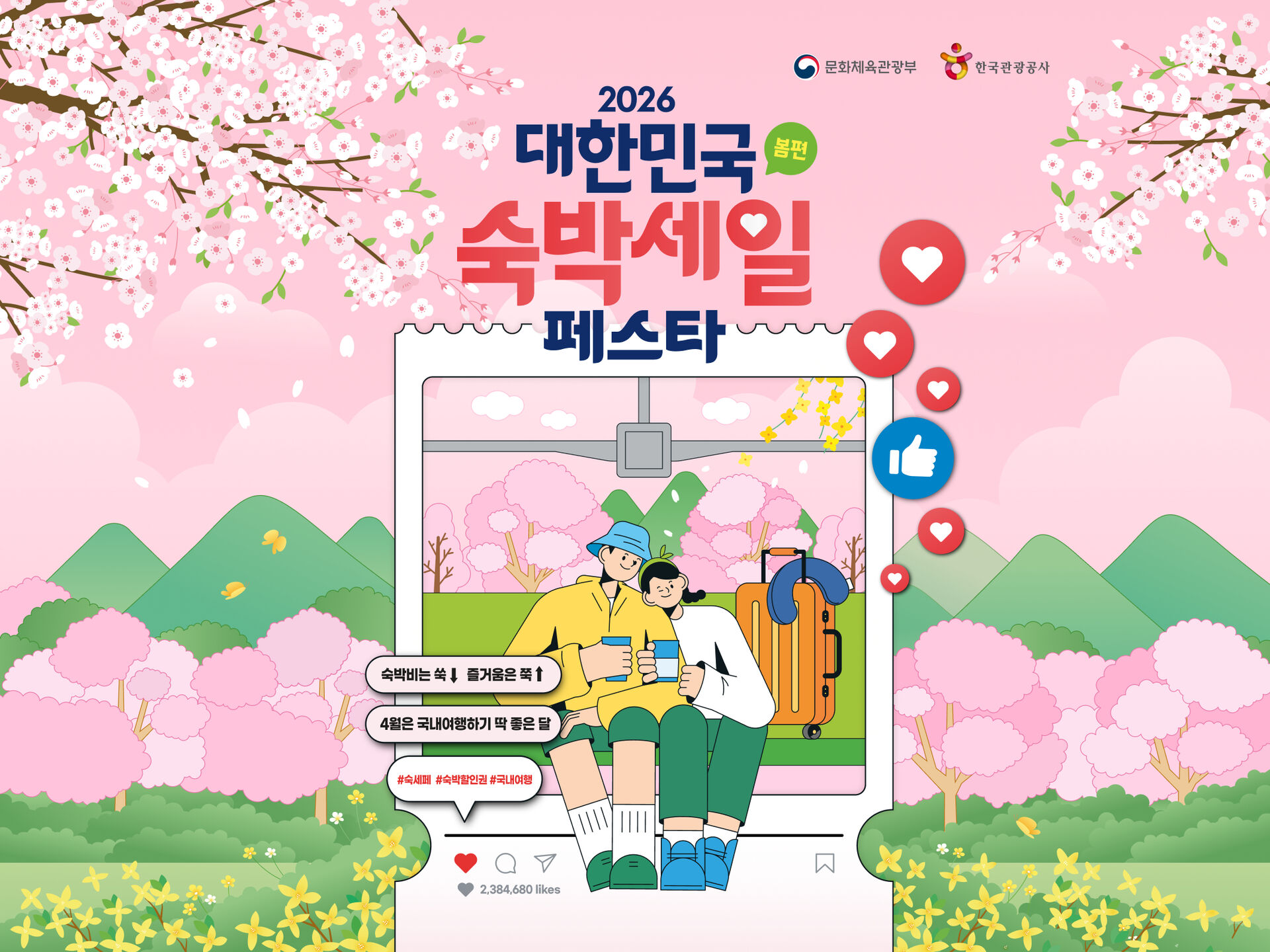 2026 대한민국 숙박세일 페스타 할인권 발급 방법 최대 7만원 할인