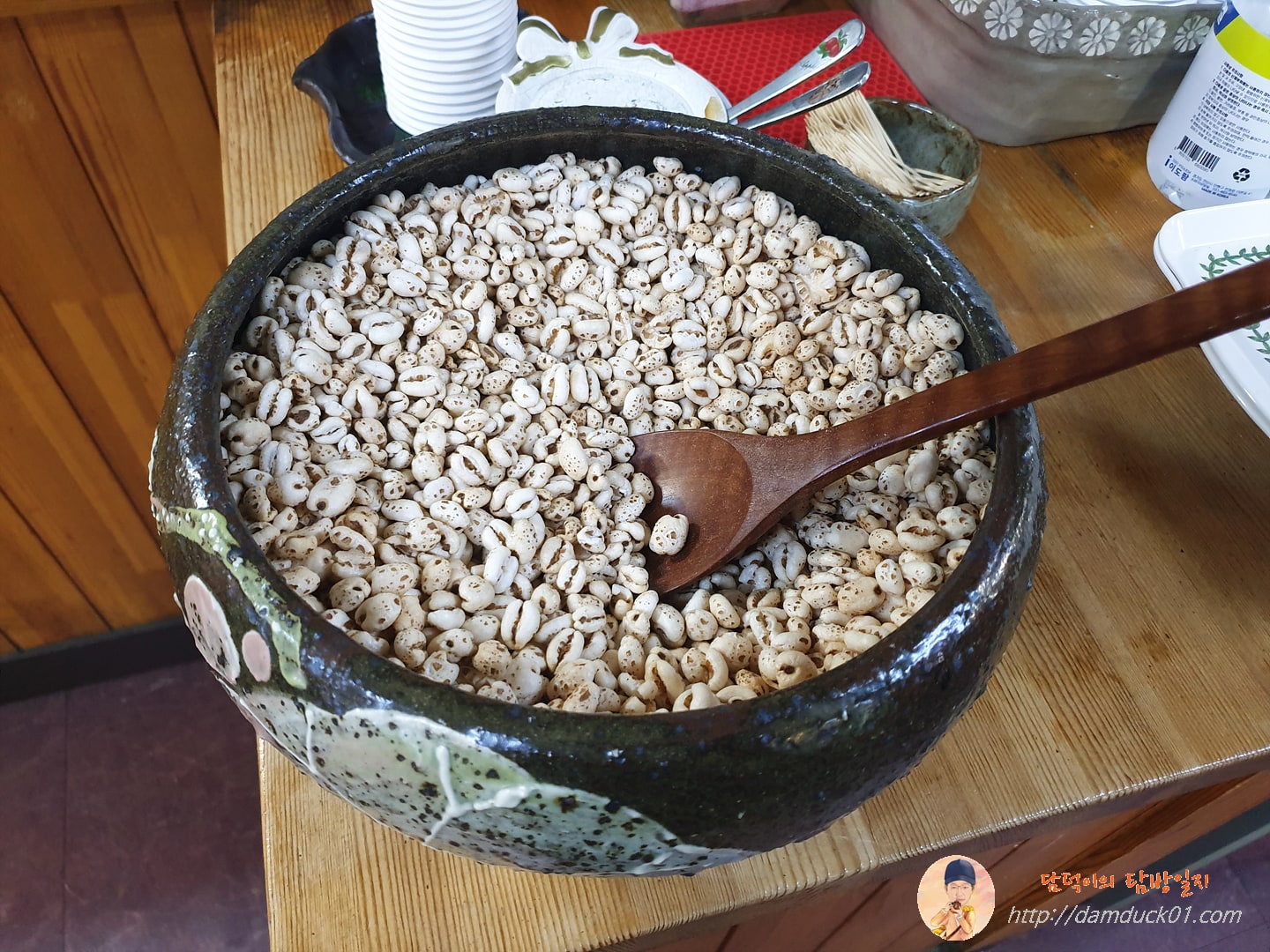 명인강메밀-디저트-뻥튀기-담덕이의탐방일지