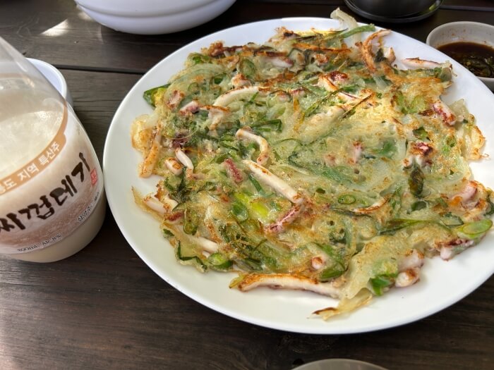 울릉도-야영장식당-오징어전