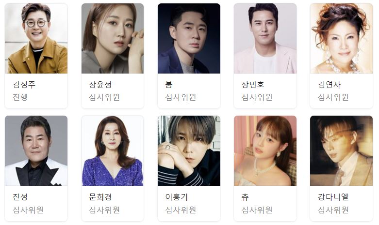 미스터트롯2심사위원