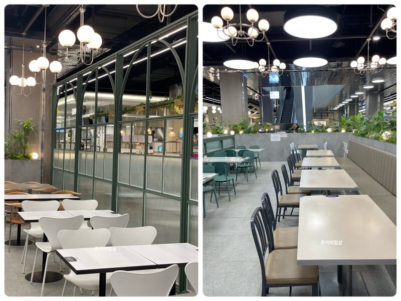 평택 맛집 월화수목금토일 한식 뷔페 - 실내 좌석