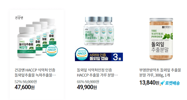 돌외잎 추출물