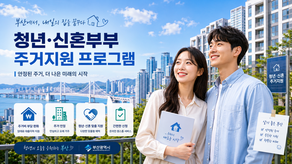 2026 부산시 머물자리론 신청 및 청년 주거지원 프로그램 안내
