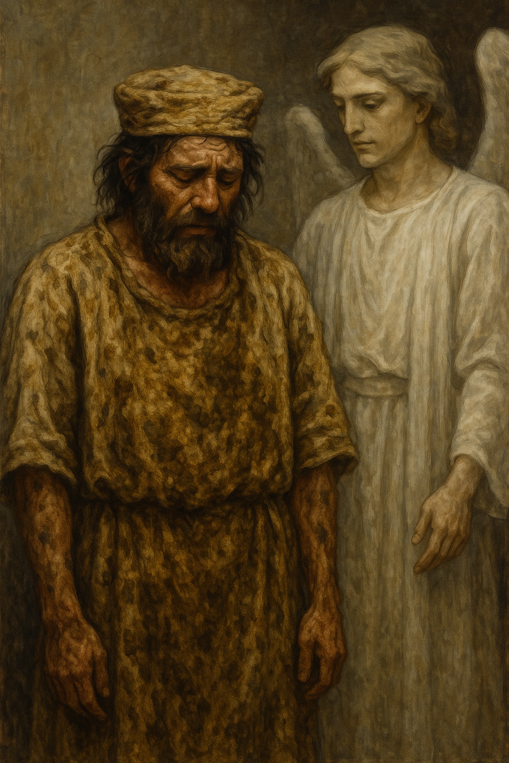 더러운 옷, 똥묻은 옷을 입고 있는 대제사장 여호수아