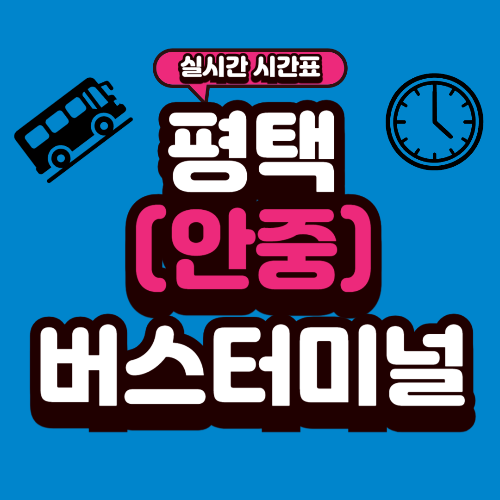 평택 안중버스터미널 시간표