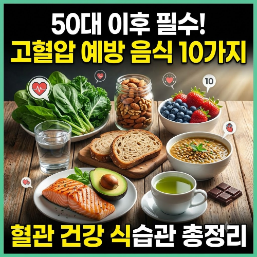 고혈압 예방 식품 10가지 알려드립니다
