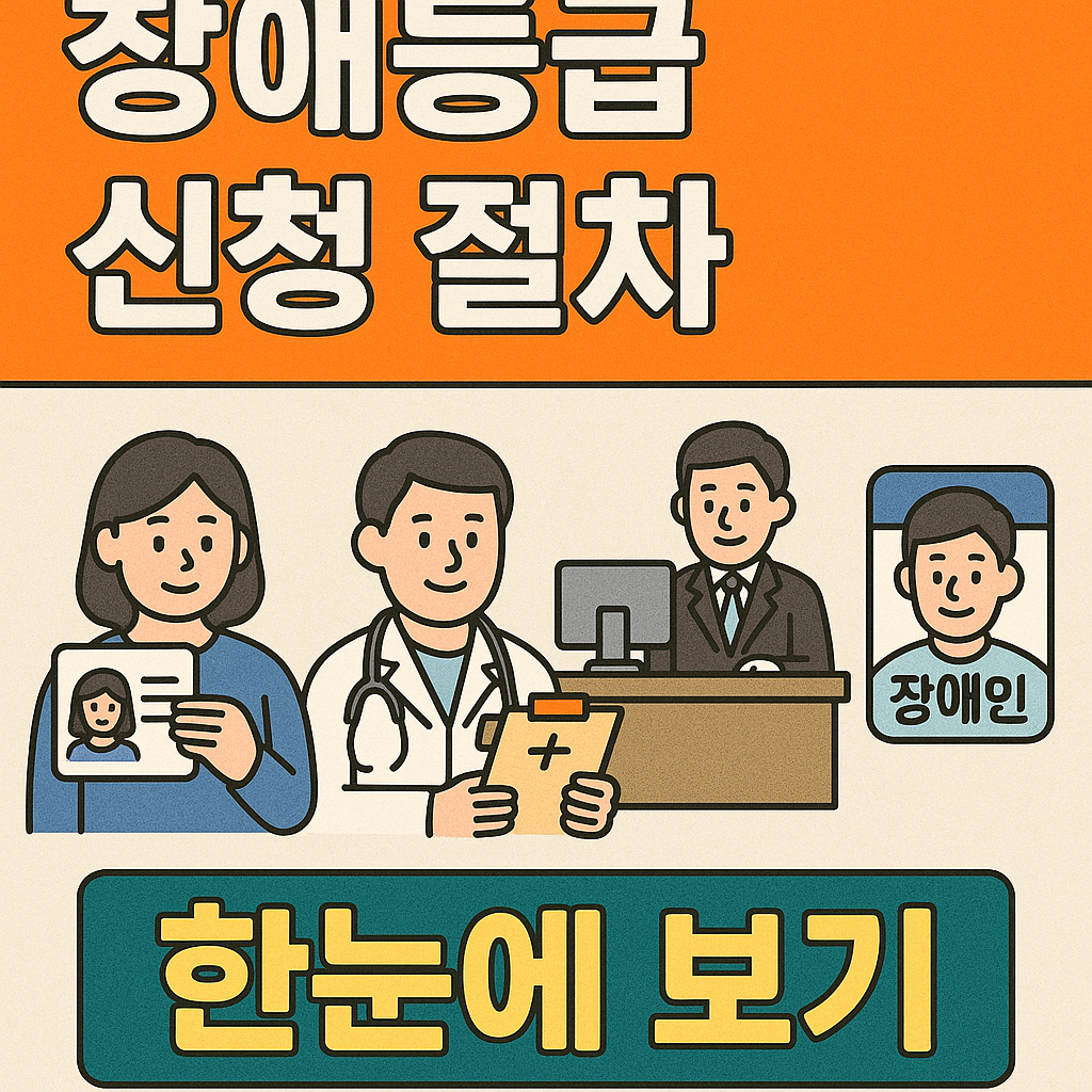 장애등급 신청절차