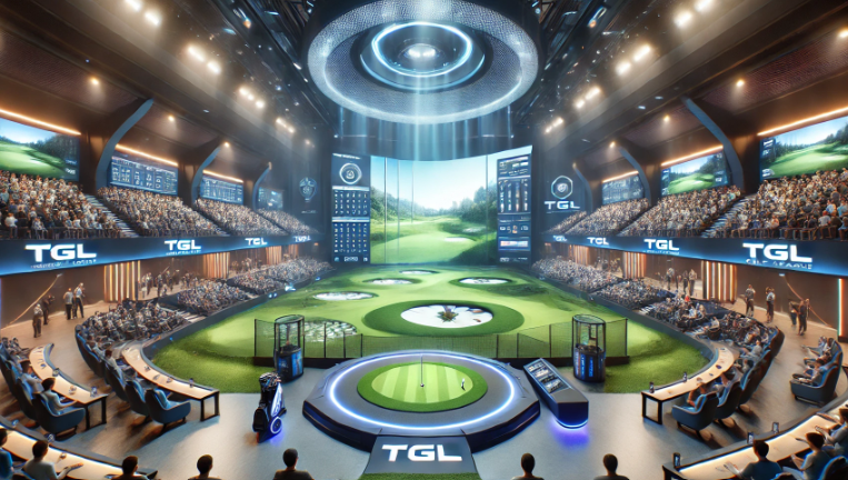 인도어 골프 경기장 TGL 이미지