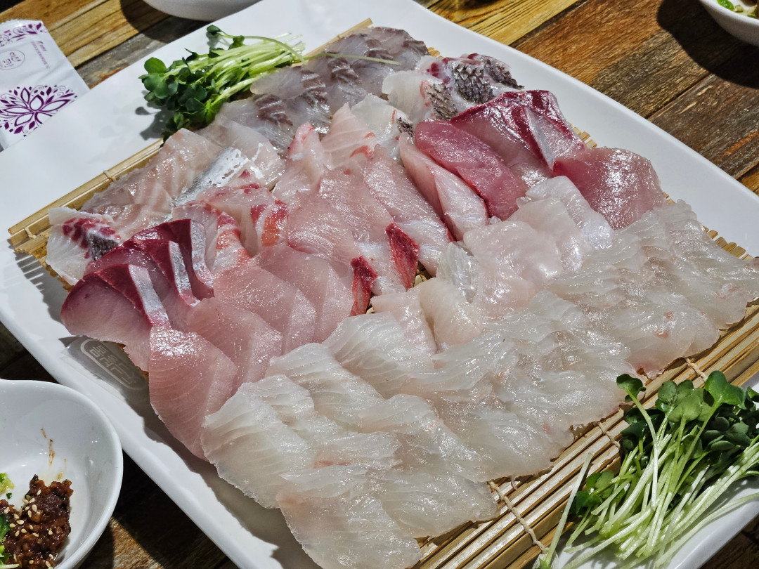 수산포차청해 모듬회