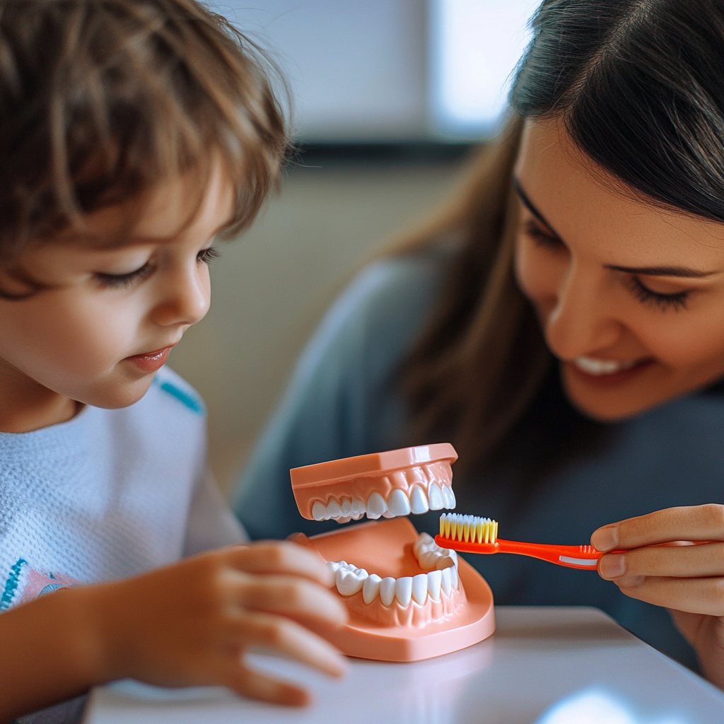 양치 도구 사용 순서