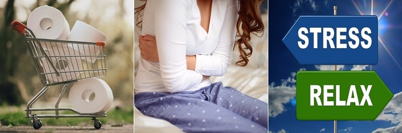 과민성 대장증후군 요인, 스트레스와 특정 음식