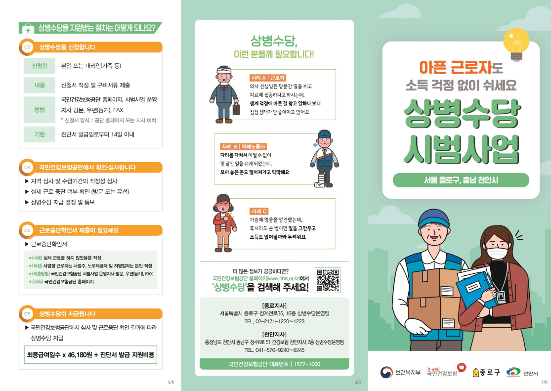 상병수당 신청방법