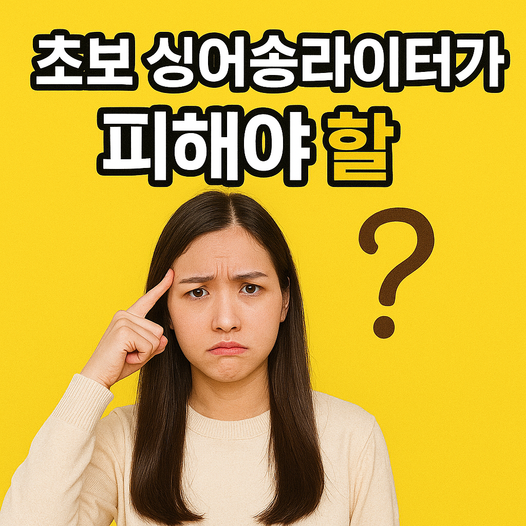 초보 싱어송라이터가 피해야 할 함정 사진