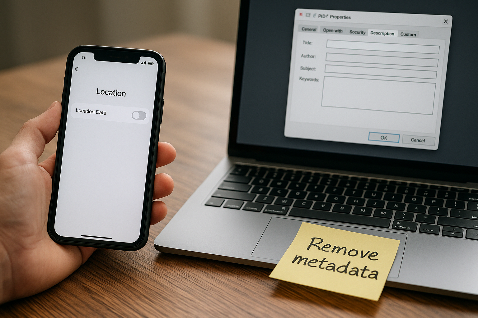 메타데이터 안전 제거 가이드 — 사진·문서의 위치·작성자 정보 비식별