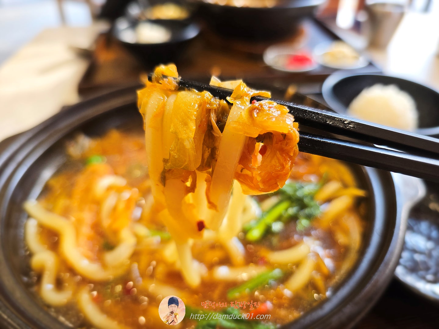 로스카츠 김치우동 나베