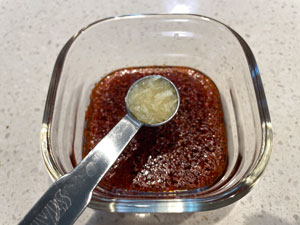 달래장 다진마늘 조금