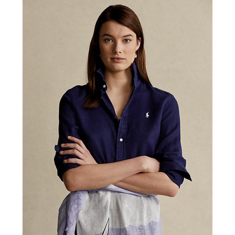 폴로 랄프 로렌 여성 릴렉스핏 리넨 셔츠 WMPOSHTNDO20028410