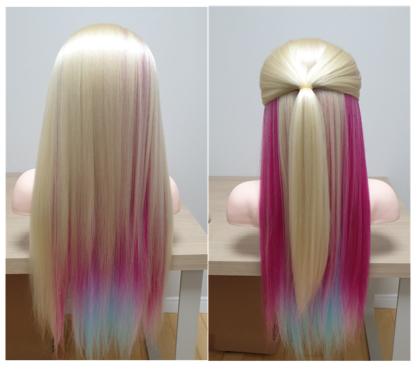 리본머리만들기