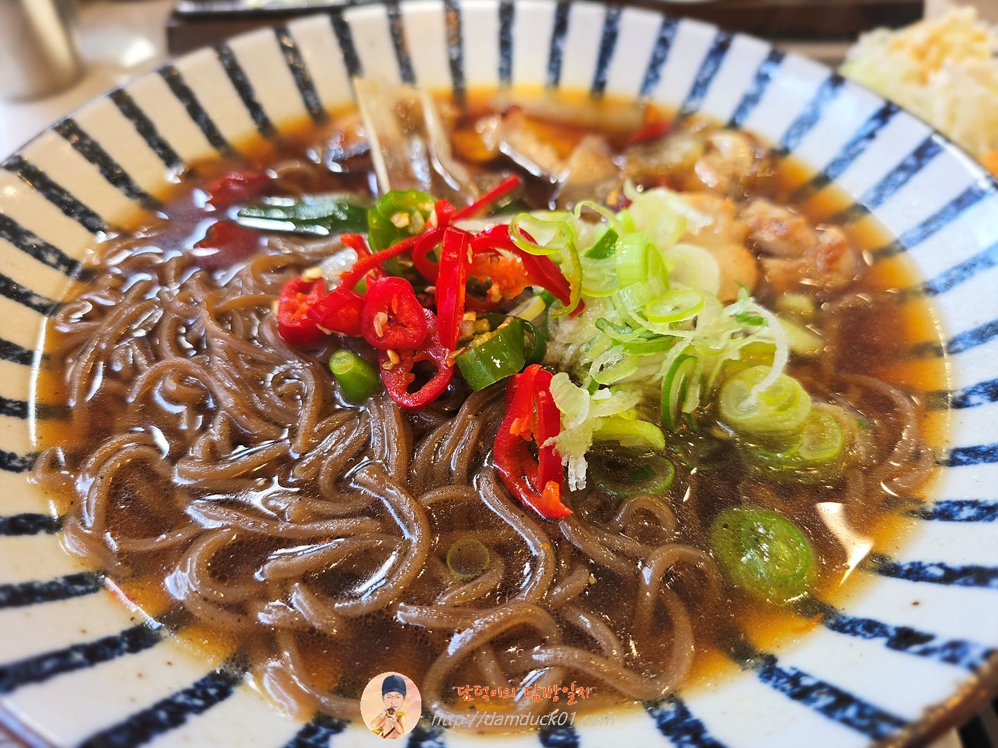 닭고기 온소바 정식