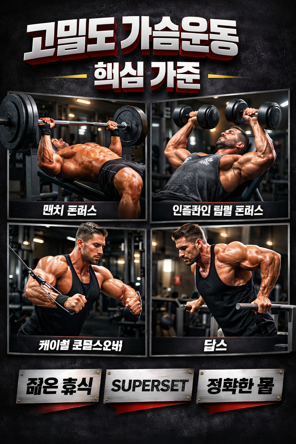 운동 기준:
고밀도에서도 회복 유지하는 핵심 기준