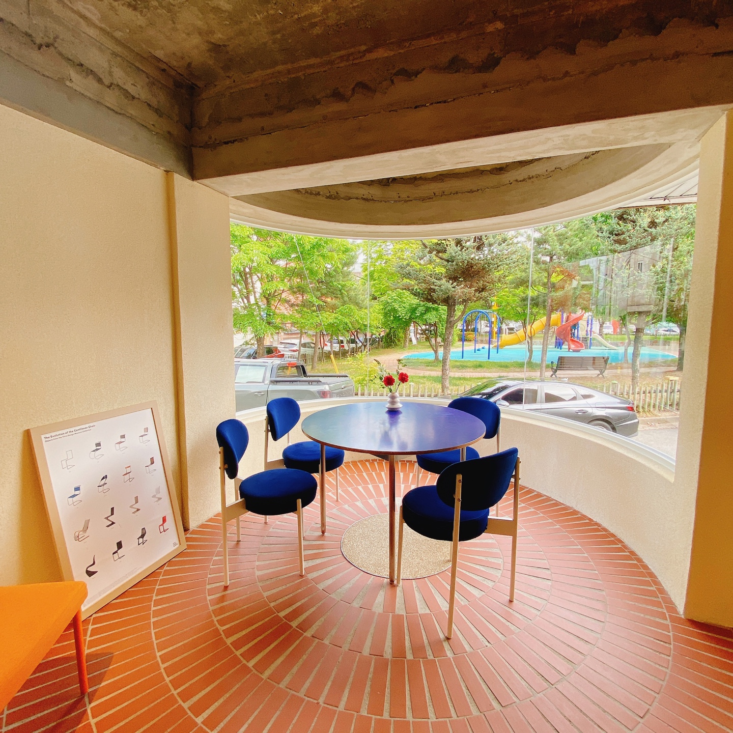 청주 고인쇄박물관 크로플스크림 카페 노리 NORRRI