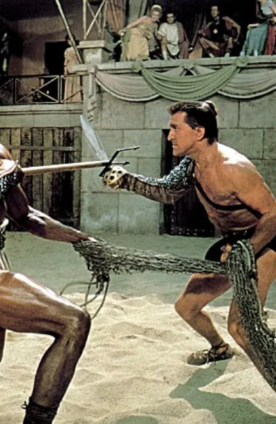 검투시합중인 스파르타쿠스