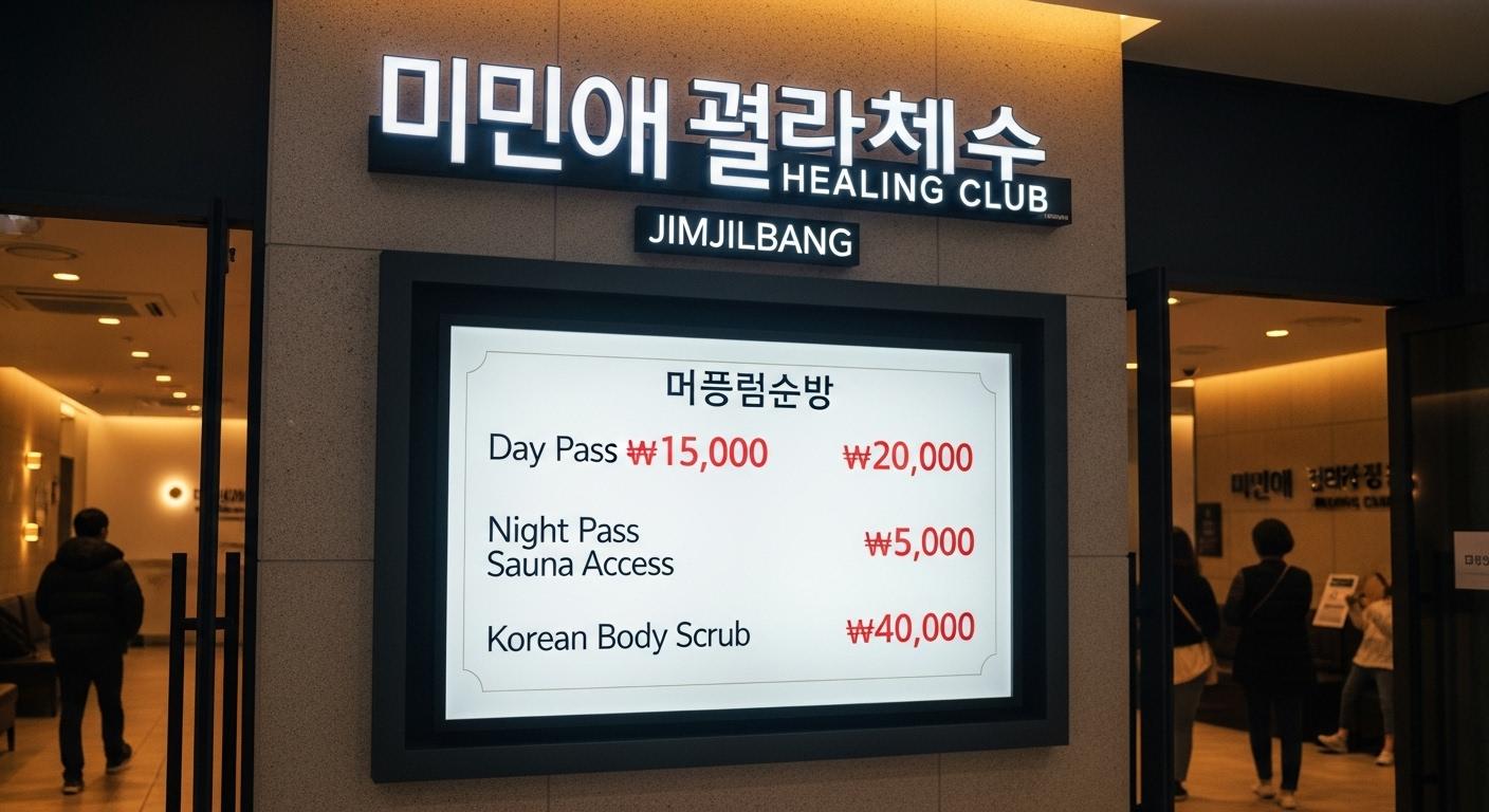 미리내 힐빙클럽 찜질방 가격