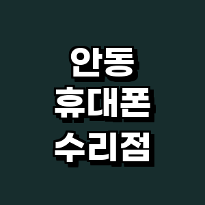 안동시 휴대폰수리