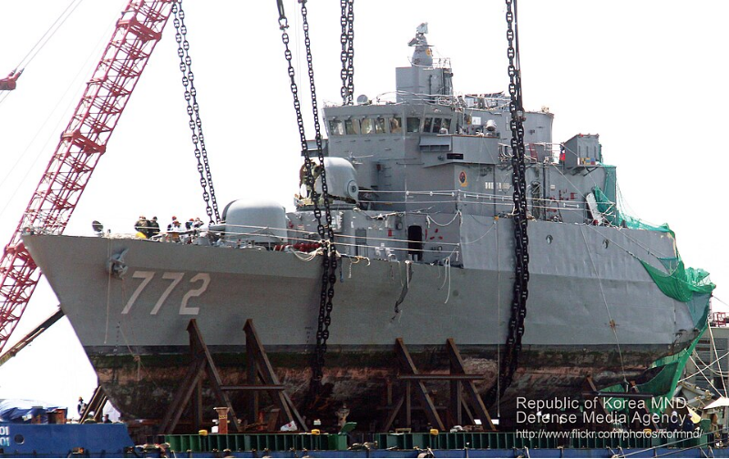 천안함 함수 인양작업