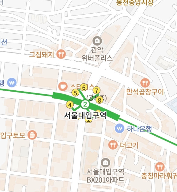 네이버 지도에 보이는 살구색 건물, 무슨 의미일까? 상권 분석에도 활용할 수 있는 이유