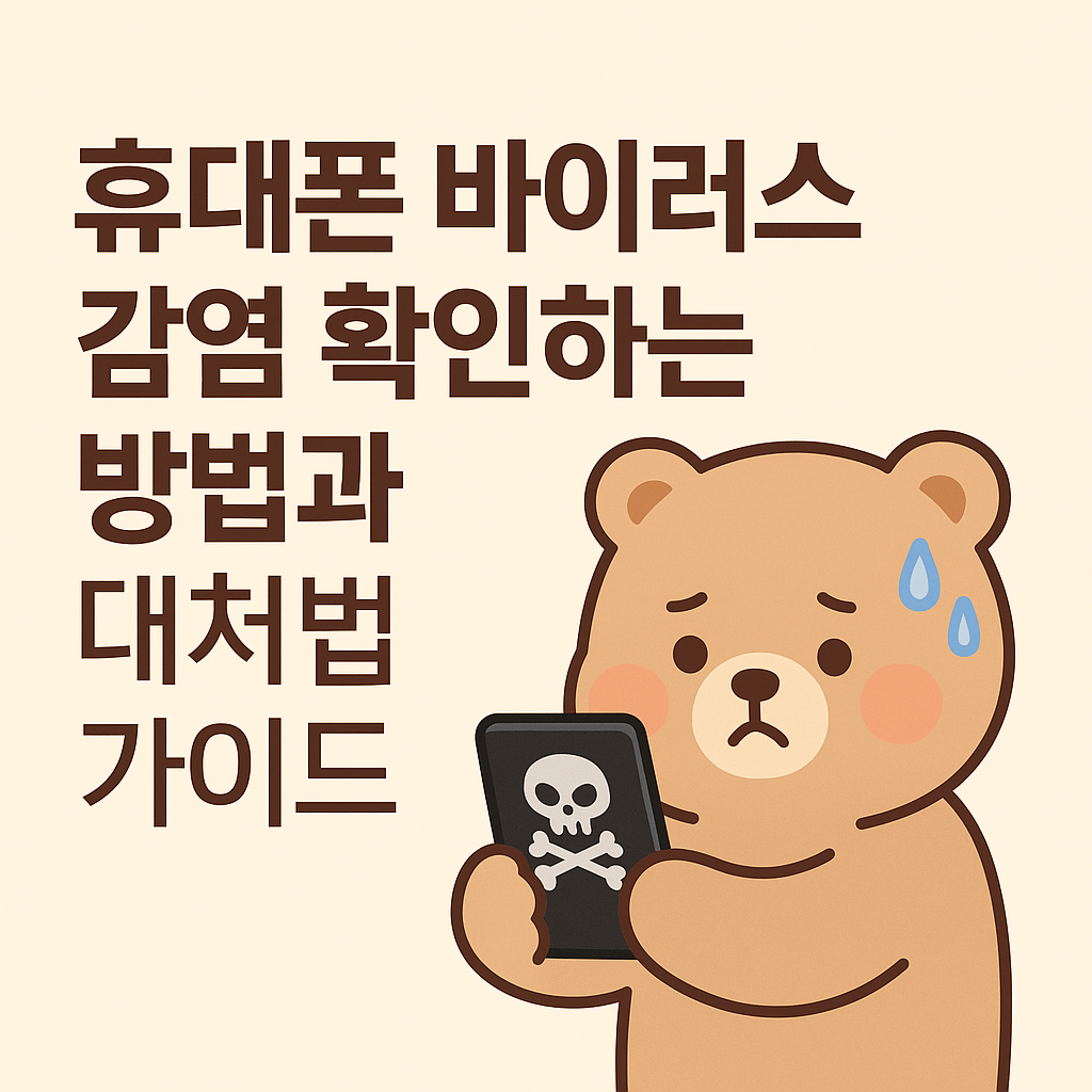 휴대폰 바이러스 감염 확인하는 방법과 대처법 가이드