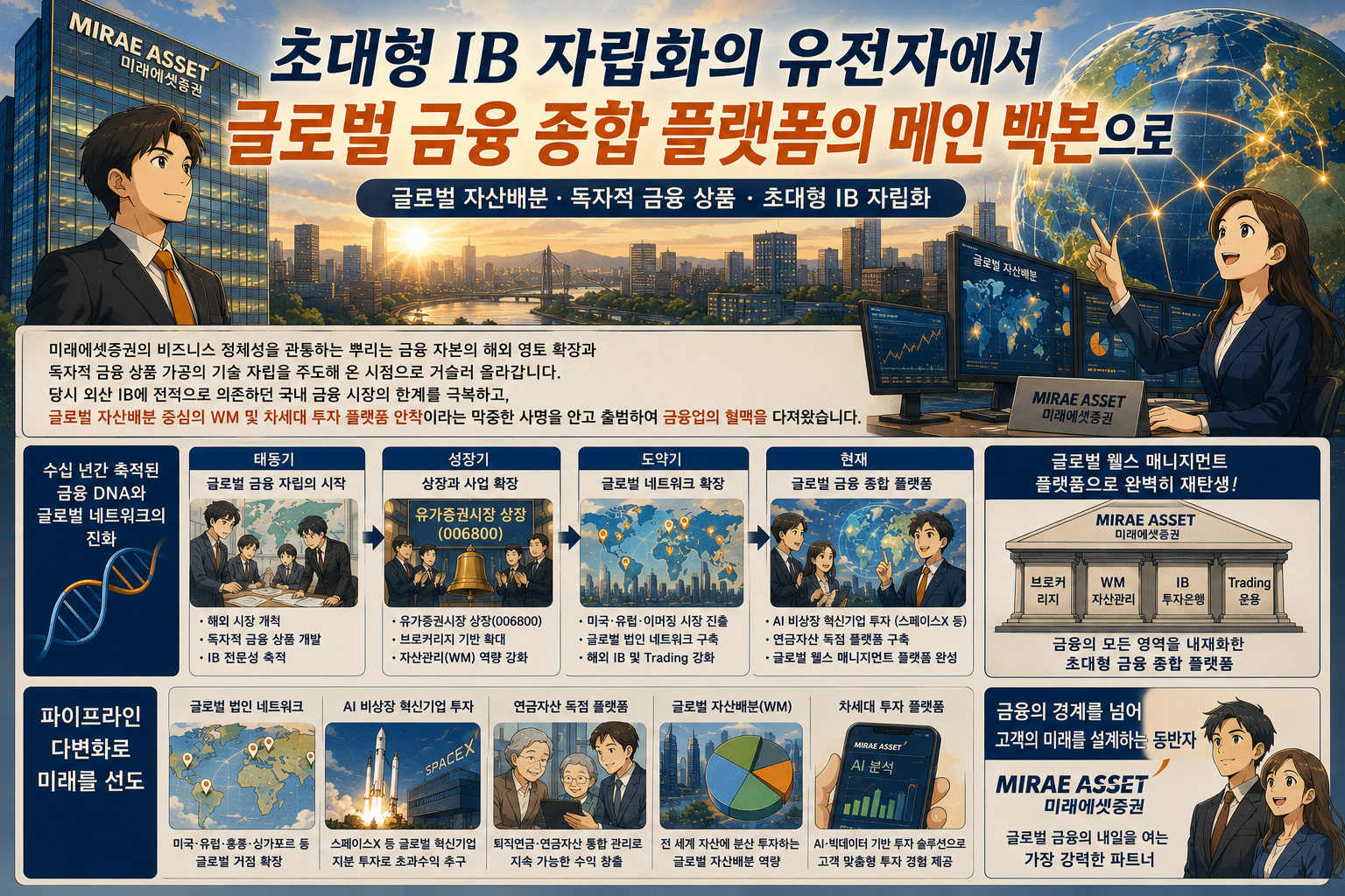 미래에셋 글로벌 금융 플랫폼의 진화