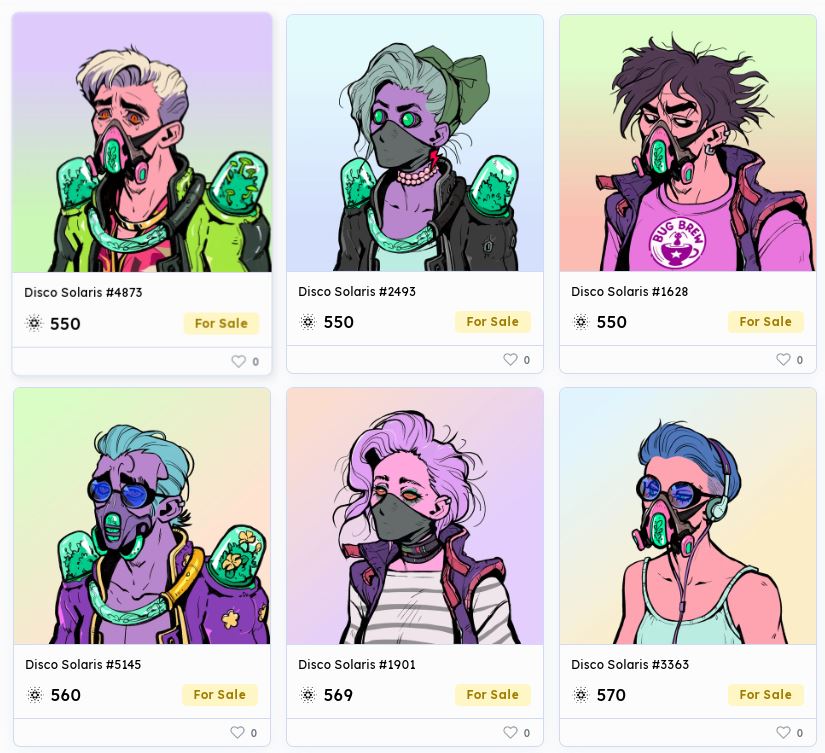 디스코솔라리스-NFT