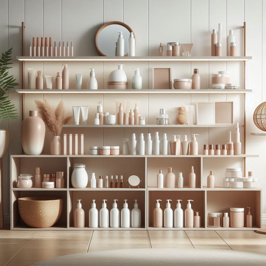 피부,체형관리 샵 배경