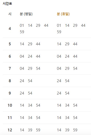 배제중고등학교 인천공항 리무진 버스 노선 시간표 요금 예약 방법 6300번