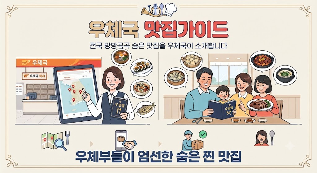 우체국 맛집 가이드 우슐랭