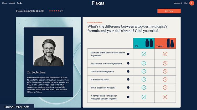 Flakes 웹사이트