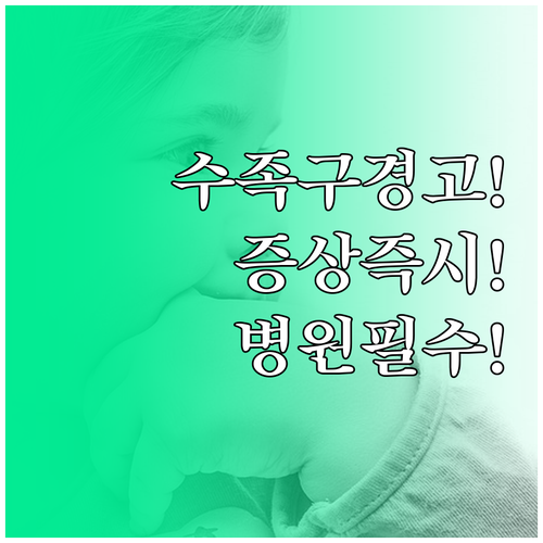 용인 수지구 부모를 위한 수족구 증상..