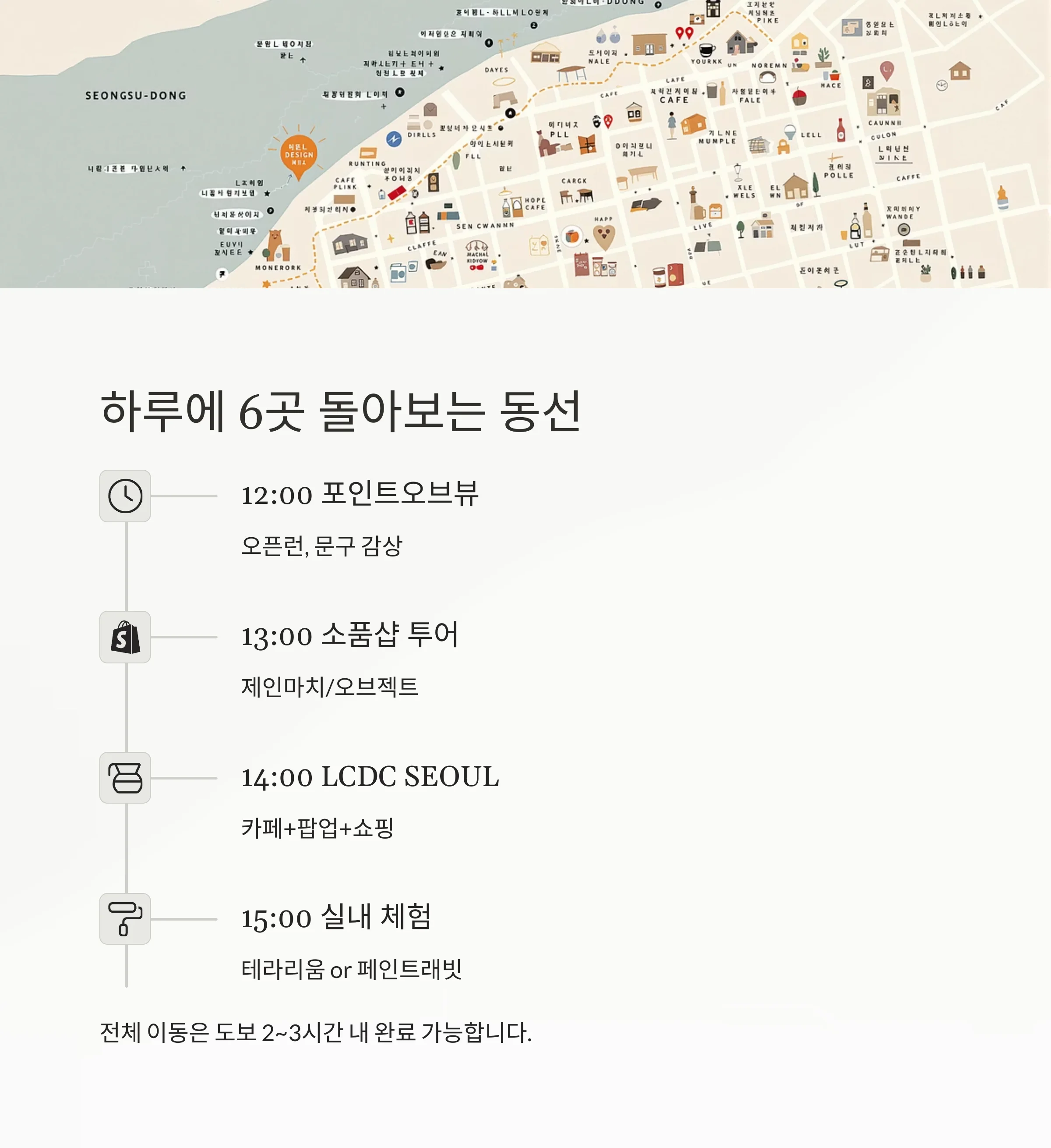 성수동 감성 소품여행