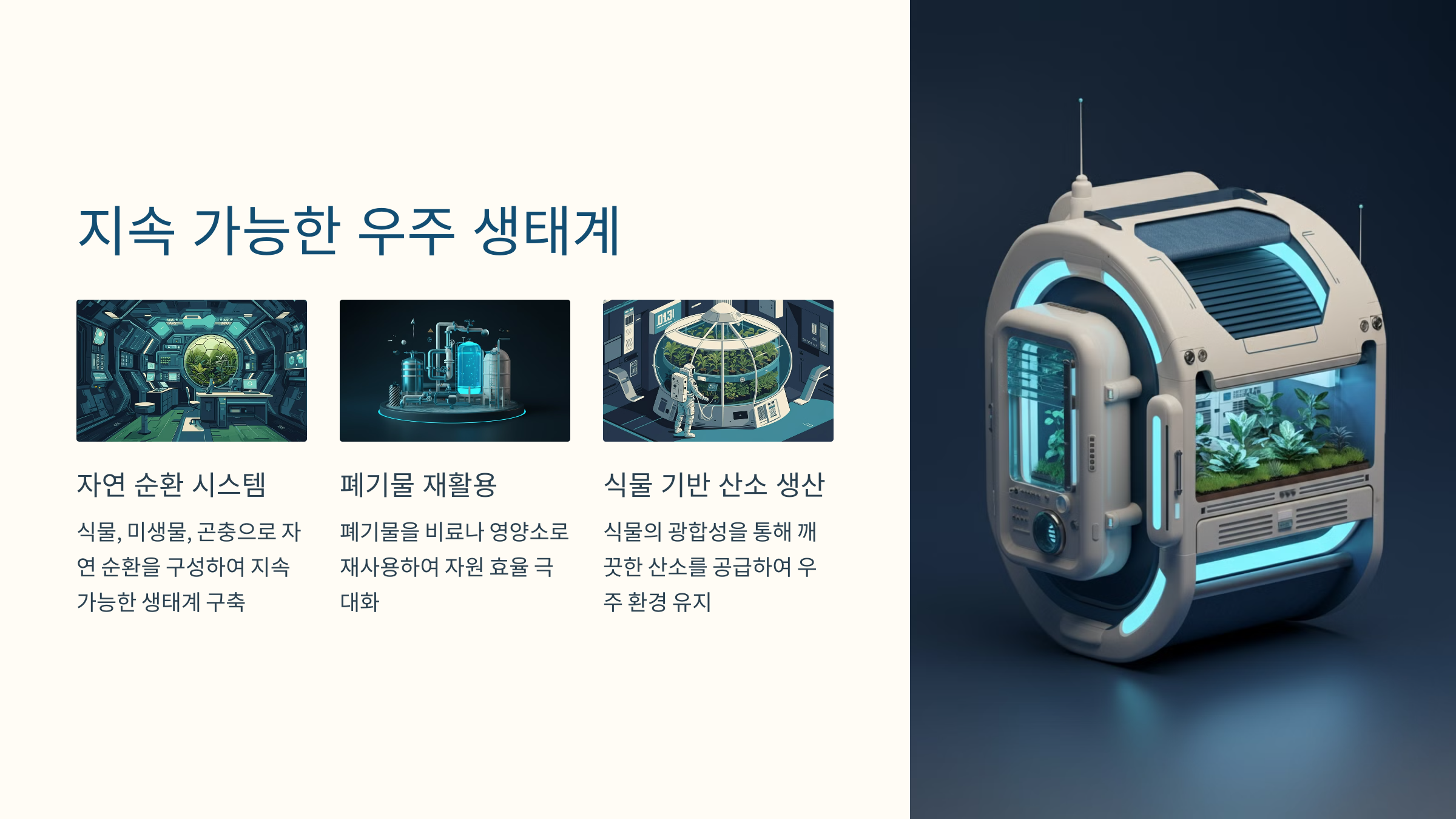 alt=우주 생태계