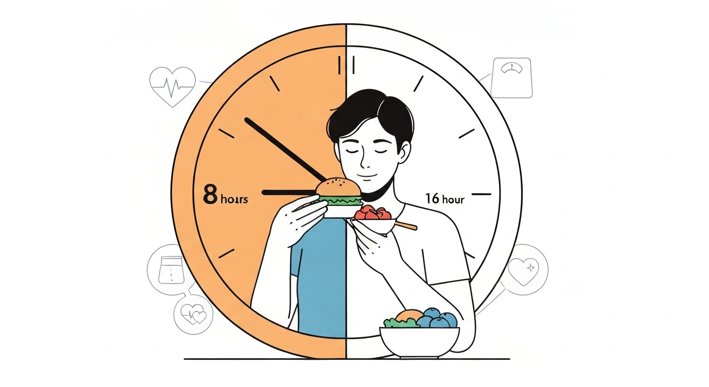 간헐적 단식 관련 이미지