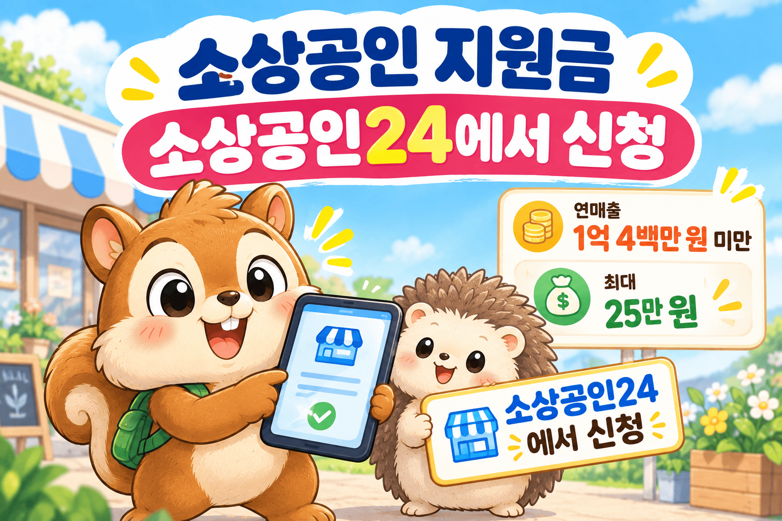 소상공인지원금 신청