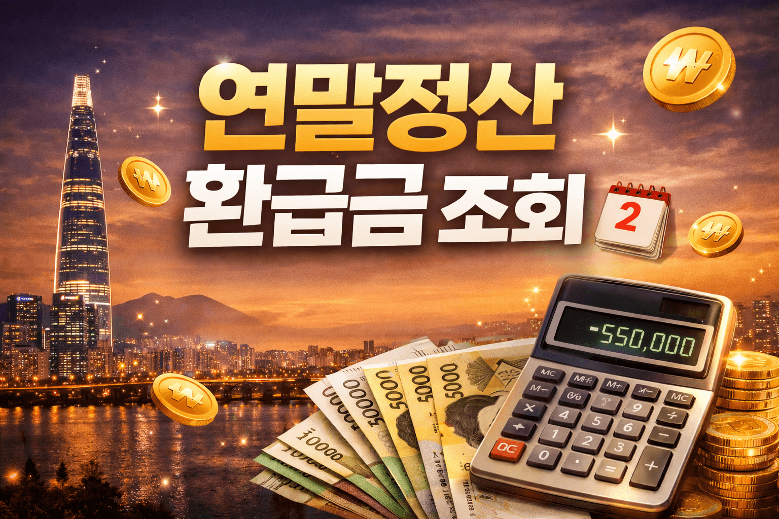 연말정산 환급금 조회 방법 총정리