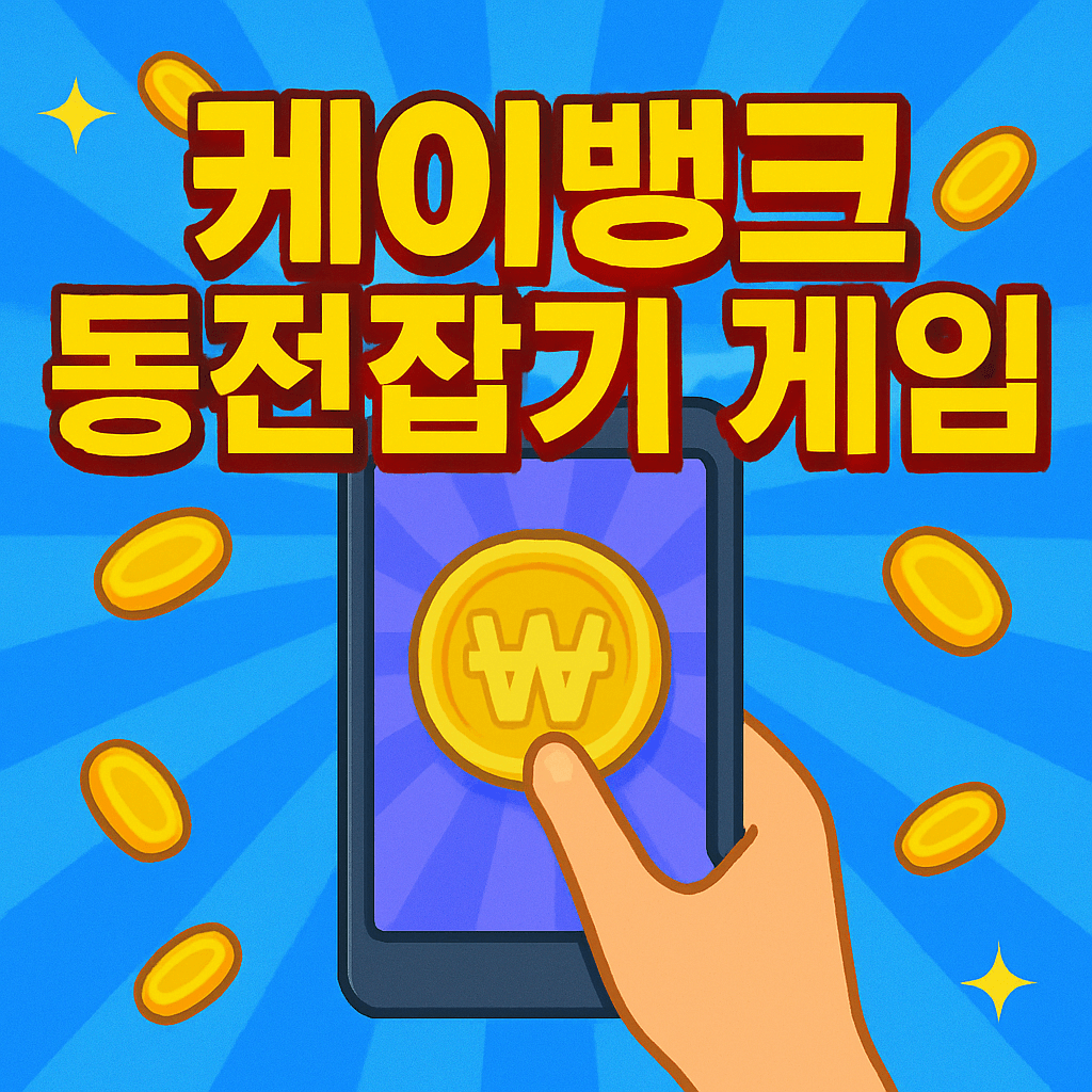 케이뱅크 동전잡기 게임