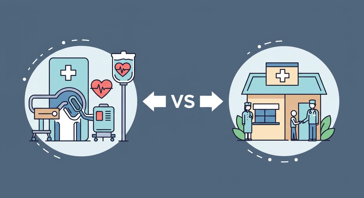 수도권과 지방의 의료 인프라 격차