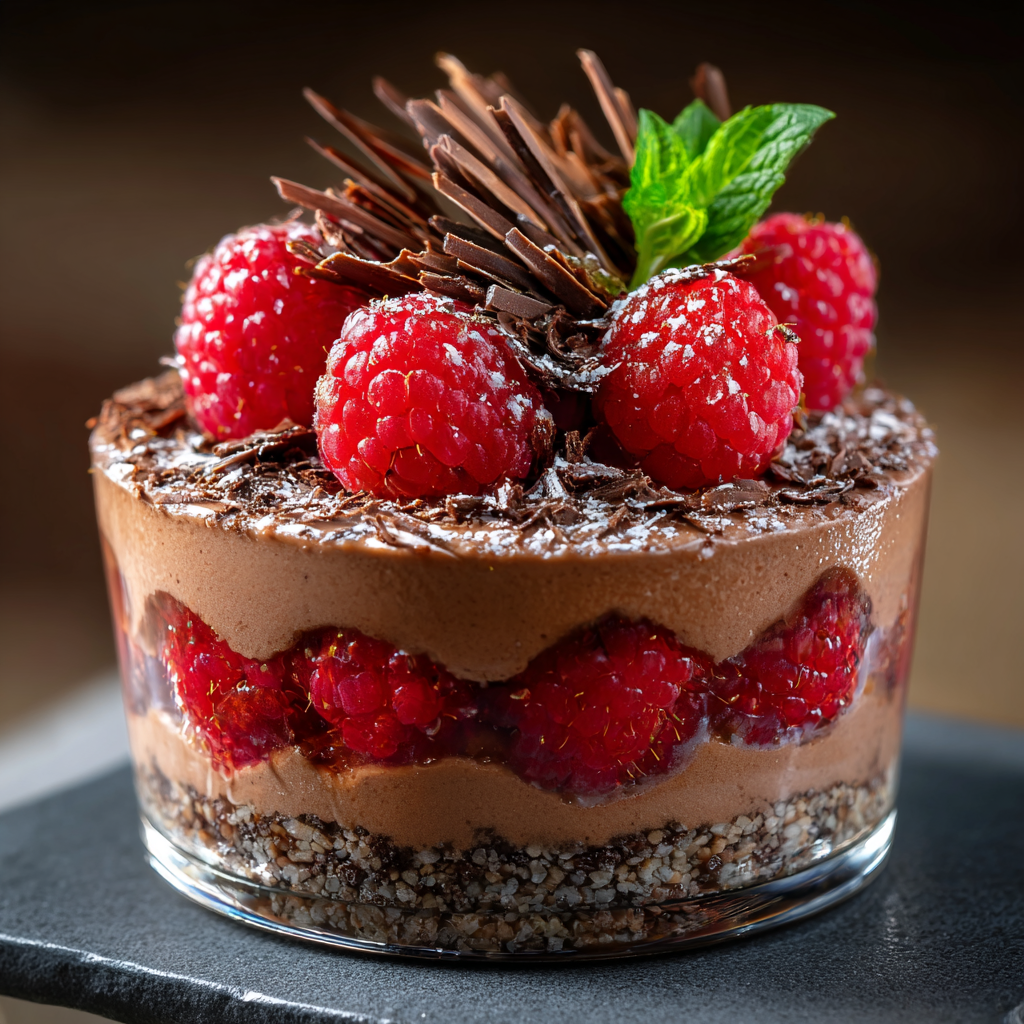 초코 라즈베리 무스 만들기