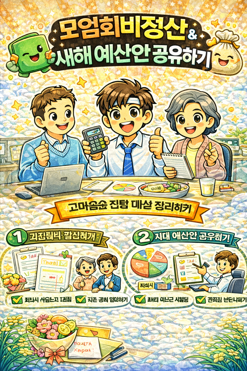 모임 회비 정산 & 새해 예산안 공유하기: 신뢰를 지키는 연말·연시 필수 사회적 루틴