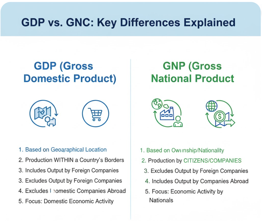 GDP와 GNP 차이점 완벽 이해