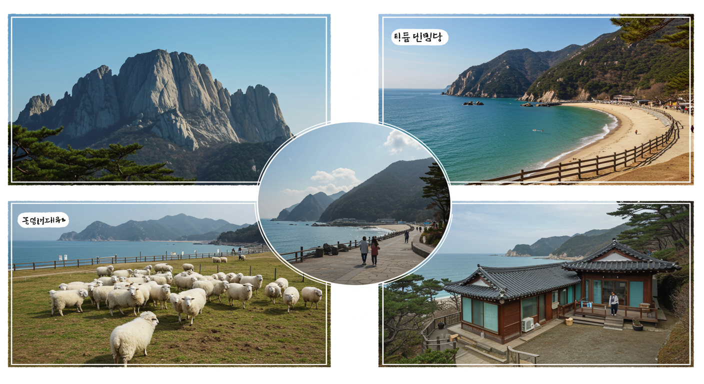 강원도 관광지와 숙소, 설악산&middot;경포대&middot;대관령 펜션