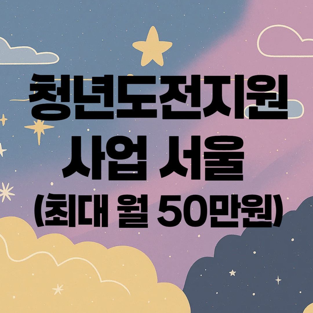 청년도전지원사업 서울